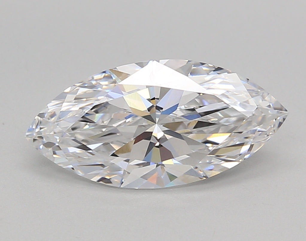 2.02 Carat Marquise Shaped, Ideal Cut, D Color, VS1 Clarity, IGI Certified Lab Grown Diamond