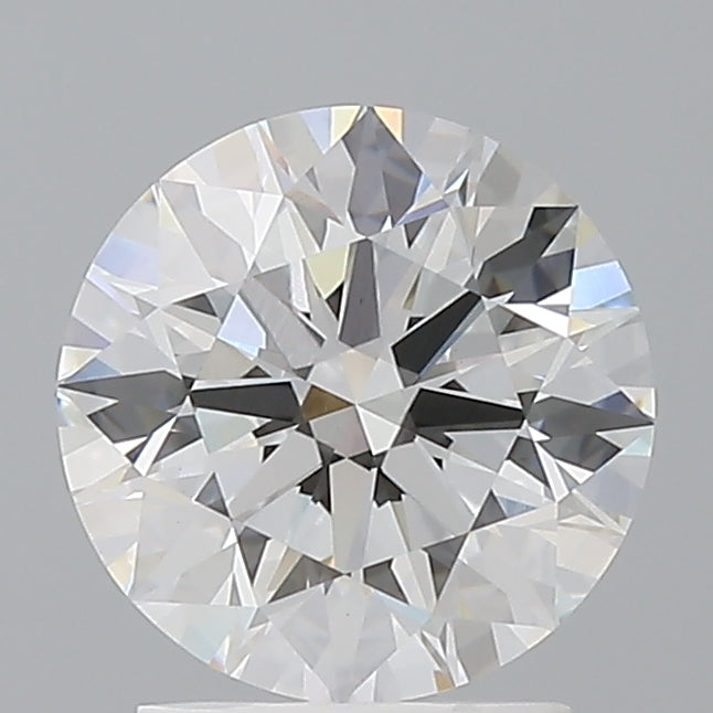 2.10 Carat Round Shaped, Ideal Cut, E Color, VVS2 Clarity, IGI Certified Lab Grown Diamond
