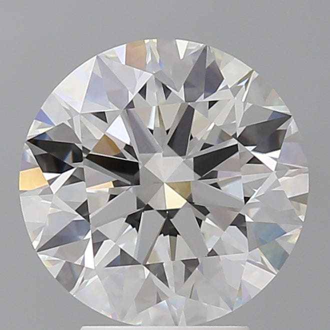 4.09 Carat Round Shaped, Ideal Cut, E Color, VVS2 Clarity, IGI Certified Lab Grown Diamond