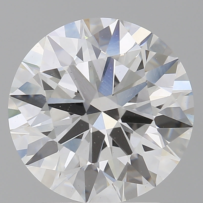 3.09 Carat Round Shaped, Ideal Cut, F Color, VS1 Clarity, IGI Certified Lab Grown Diamond