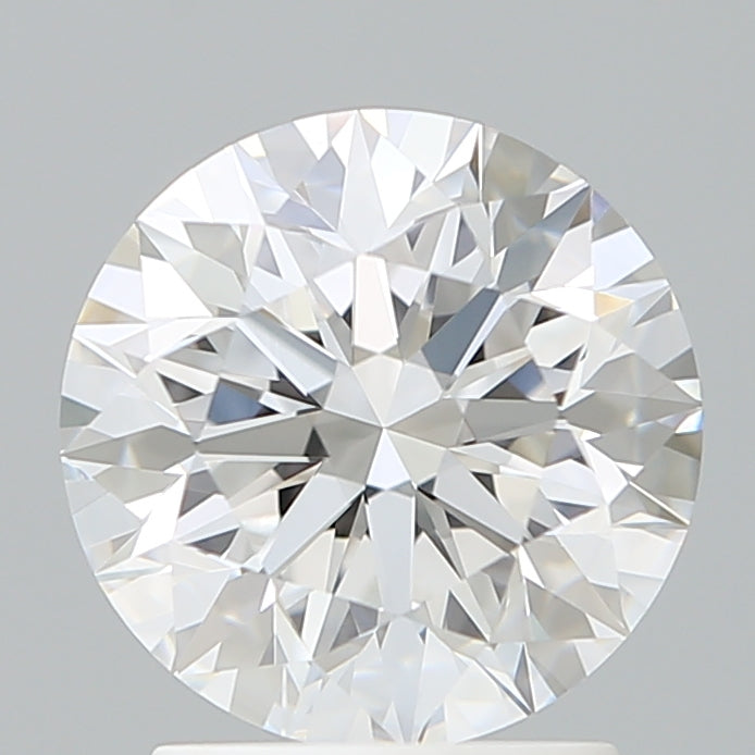 2.18 Carat Round Shaped, Excellent Cut, D Color, VVS2 Clarity, IGI Certified Lab Grown Diamond