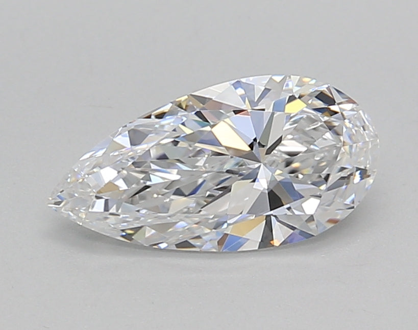 1.03 Carat Pear Shaped, Ideal Cut, D Color, VVS1 Clarity, IGI Certified Lab Grown Diamond