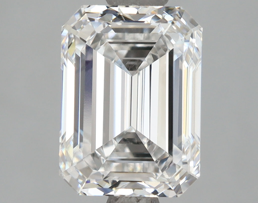 2.66 Carat Emerald Shaped, Ideal Cut, E Color, IF Clarity, IGI Certified Lab Grown Diamond