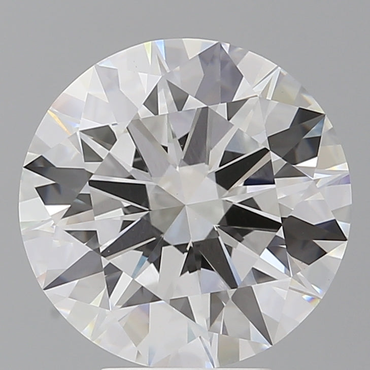 5.58 Carat Round Shaped, Ideal Cut, F Color, VVS2 Clarity, IGI Certified Lab Grown Diamond