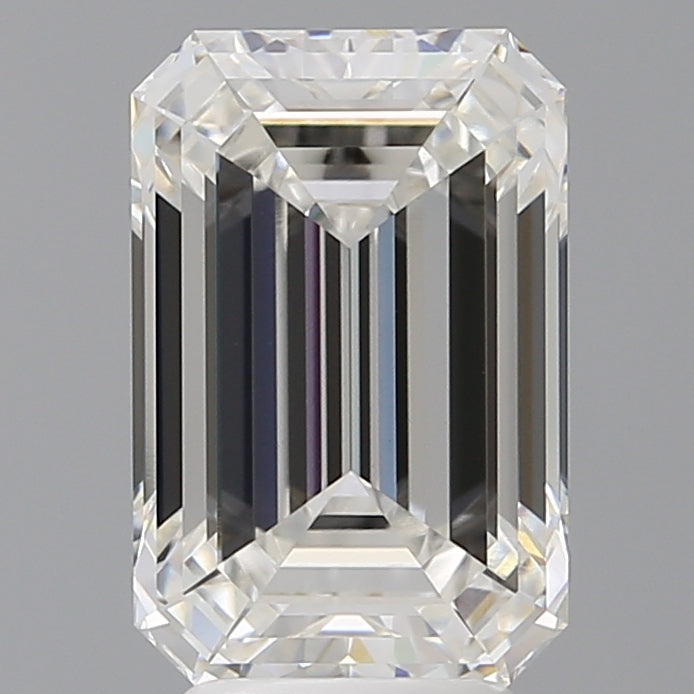 4.57 Carat Emerald Shaped, Ideal Cut, F Color, VS1 Clarity, IGI Certified Lab Grown Diamond