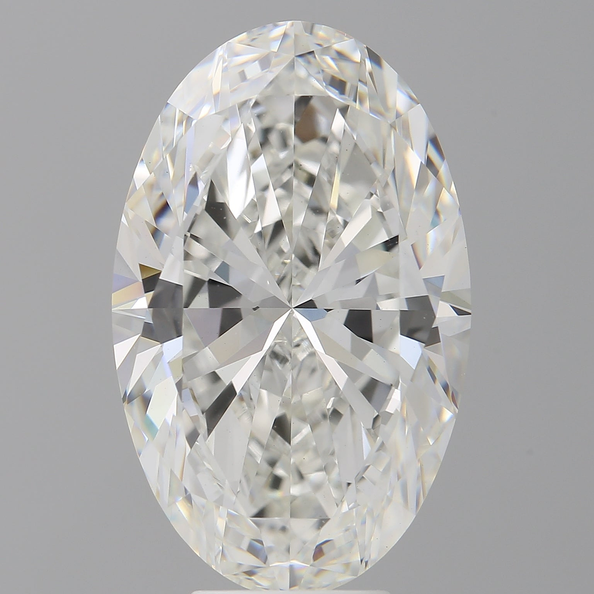8.00 Carat Oval Shaped, Ideal Cut, F Color, VVS2 Clarity, IGI Certified Lab Grown Diamond