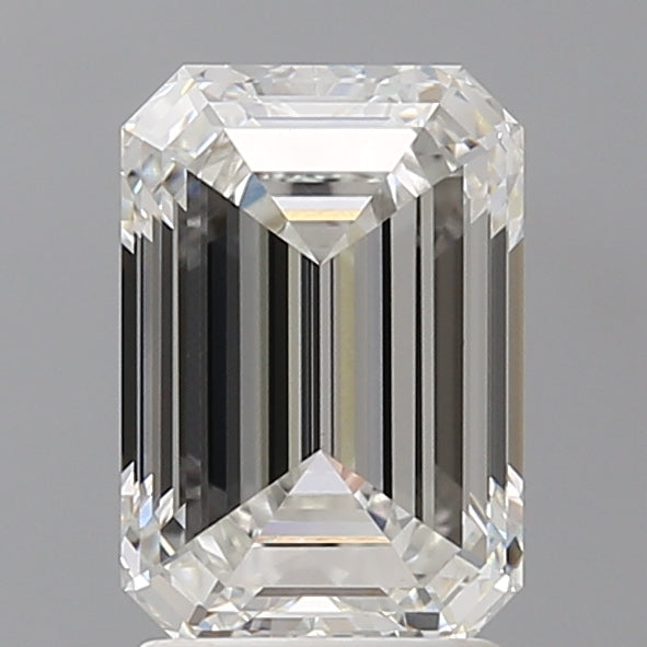2.51 Carat Emerald Shaped, Ideal Cut, F Color, VS1 Clarity, IGI Certified Lab Grown Diamond