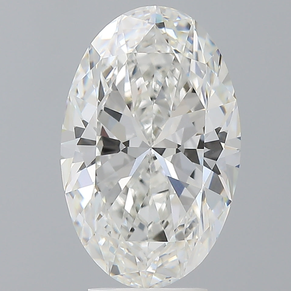 4.58 Carat Oval Shaped, Ideal Cut, F Color, VVS2 Clarity, IGI Certified Lab Grown Diamond