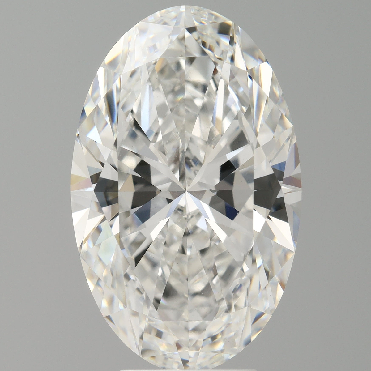 6.08 Carat Oval Shaped, Ideal Cut, E Color, VVS2 Clarity, IGI Certified Lab Grown Diamond