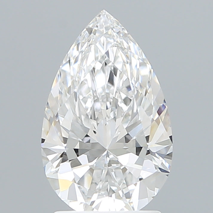 2.12 Carat Pear Shaped, Ideal Cut, D Color, VVS2 Clarity, IGI Certified Lab Grown Diamond
