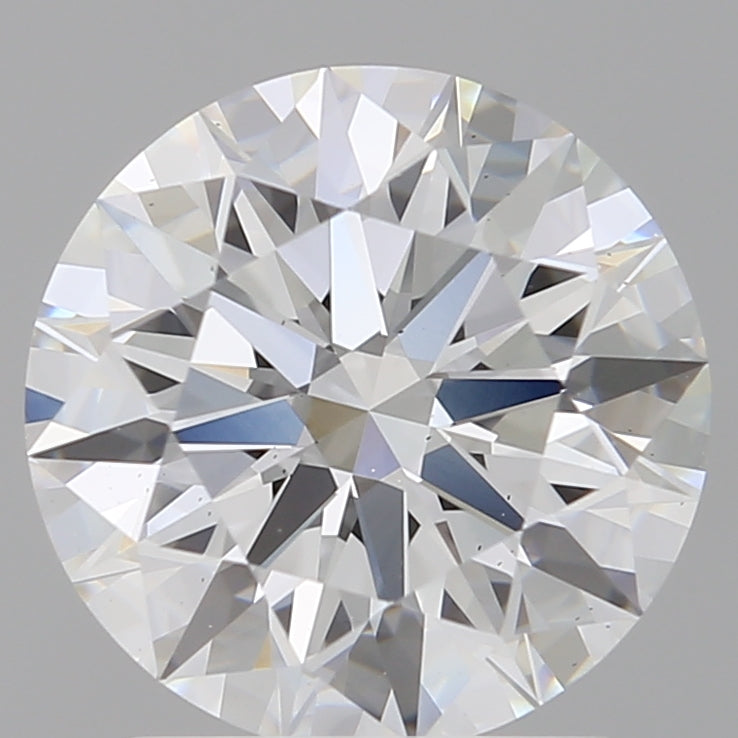 2.10 Carat Round Shaped, Ideal Cut, E Color, VS1 Clarity, IGI Certified Lab Grown Diamond