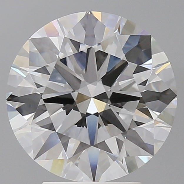 4.05 Carat Round Shaped, Ideal Cut, F Color, VVS2 Clarity, IGI Certified Lab Grown Diamond