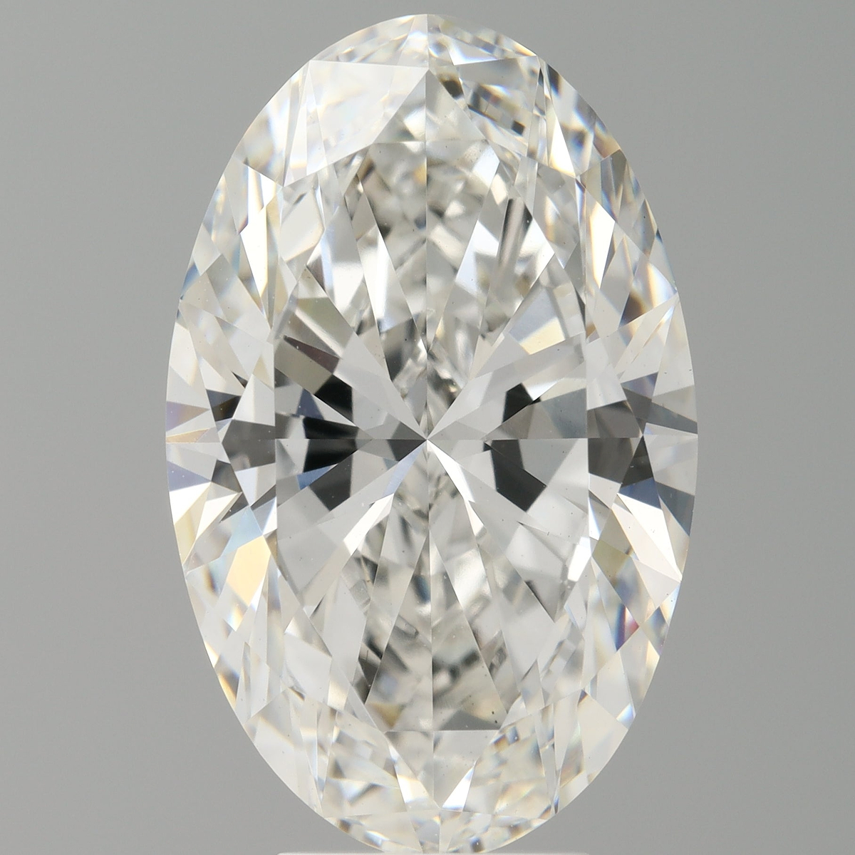 6.09 Carat Oval Shaped, Ideal Cut, F Color, VVS2 Clarity, IGI Certified Lab Grown Diamond