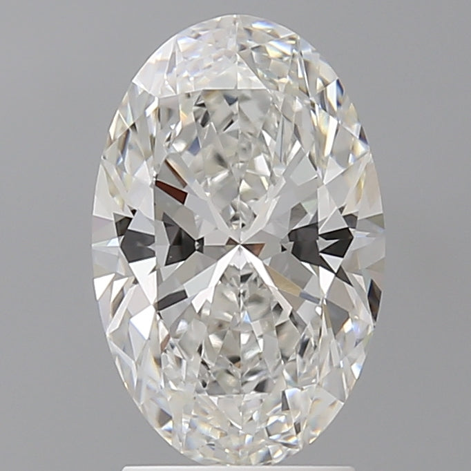 2.58 Carat Oval Shaped, Ideal Cut, E Color, VVS2 Clarity, IGI Certified Lab Grown Diamond