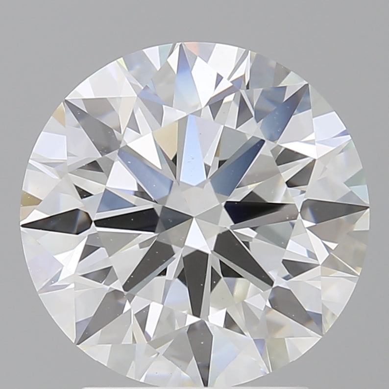 3.00 Carat Round Shaped, Ideal Cut, F Color, VVS2 Clarity, IGI Certified Lab Grown Diamond