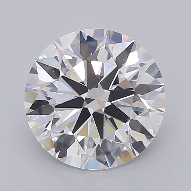 3.02 Carat Round Shaped, Ideal Cut, D Color, VS1 Clarity, IGI Certified Lab Grown Diamond