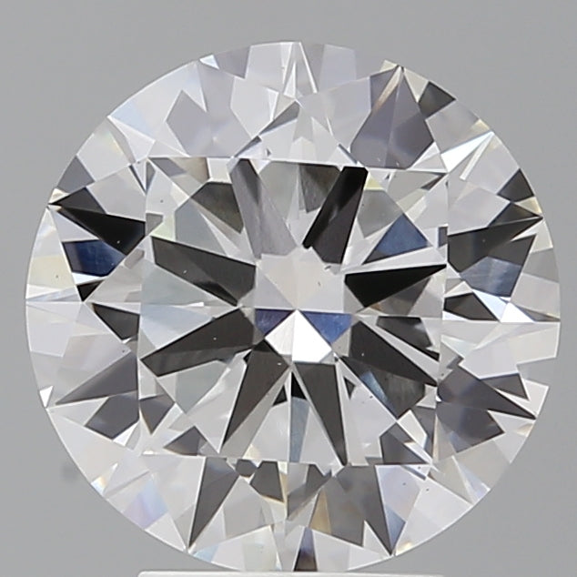 4.00 Carat Round Shaped, Excellent Cut, E Color, VS2 Clarity, IGI Certified Lab Grown Diamond