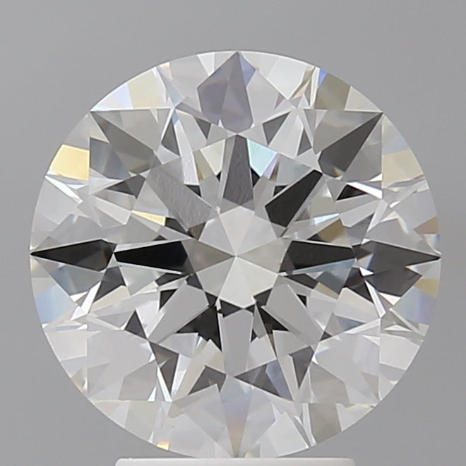 4.07 Carat Round Shaped, Ideal Cut, F Color, VVS2 Clarity, IGI Certified Lab Grown Diamond