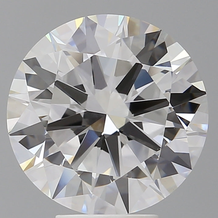 5.91 Carat Round Shaped, Excellent Cut, E Color, VVS2 Clarity, IGI Certified Lab Grown Diamond