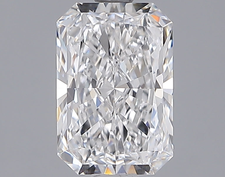 1.57 Carat Radiant Shaped, Ideal Cut, D Color, VVS2 Clarity, IGI Certified Lab Grown Diamond