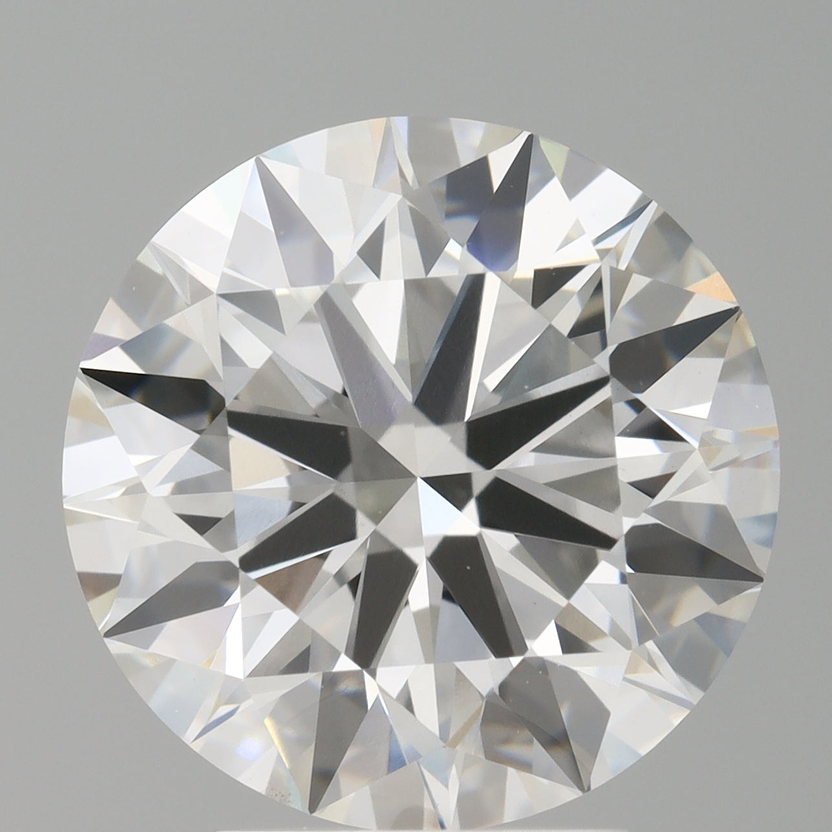 4.04 Carat Round Shaped, Ideal Cut, F Color, VVS2 Clarity, IGI Certified Lab Grown Diamond