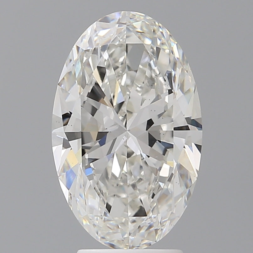 4.00 Carat Oval Shaped, Ideal Cut, E Color, VS2 Clarity, IGI Certified Lab Grown Diamond