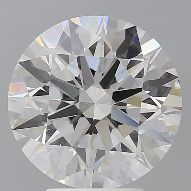 4.55 Carat Round Shaped, Ideal Cut, F Color, VVS2 Clarity, IGI Certified Lab Grown Diamond