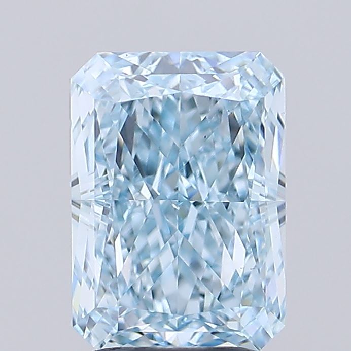 3.01 Carat Radiant Shaped, Ideal Cut, VS1 Clarity, IGI Certified Lab Grown Diamond