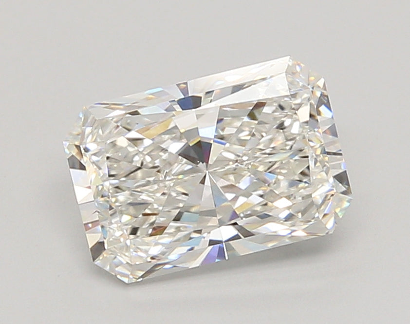 2.05 Carat Radiant Shaped, Ideal Cut, F Color, VVS2 Clarity, IGI Certified Lab Grown Diamond