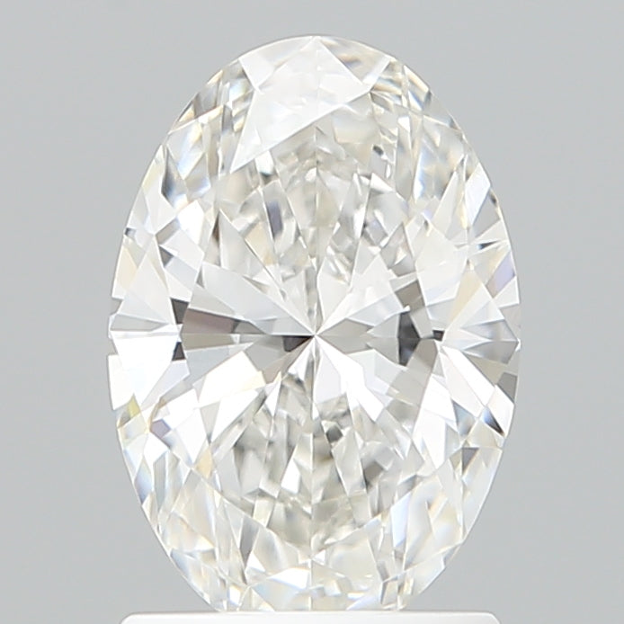1.50 Carat Oval Shaped, Ideal Cut, F Color, VVS2 Clarity, IGI Certified Lab Grown Diamond