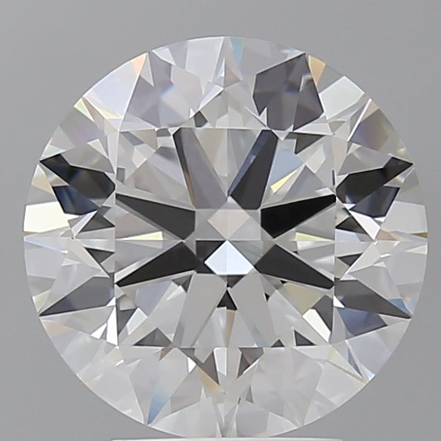 4.09 Carat Round Shaped, Ideal Cut, E Color, VVS2 Clarity, IGI Certified Lab Grown Diamond