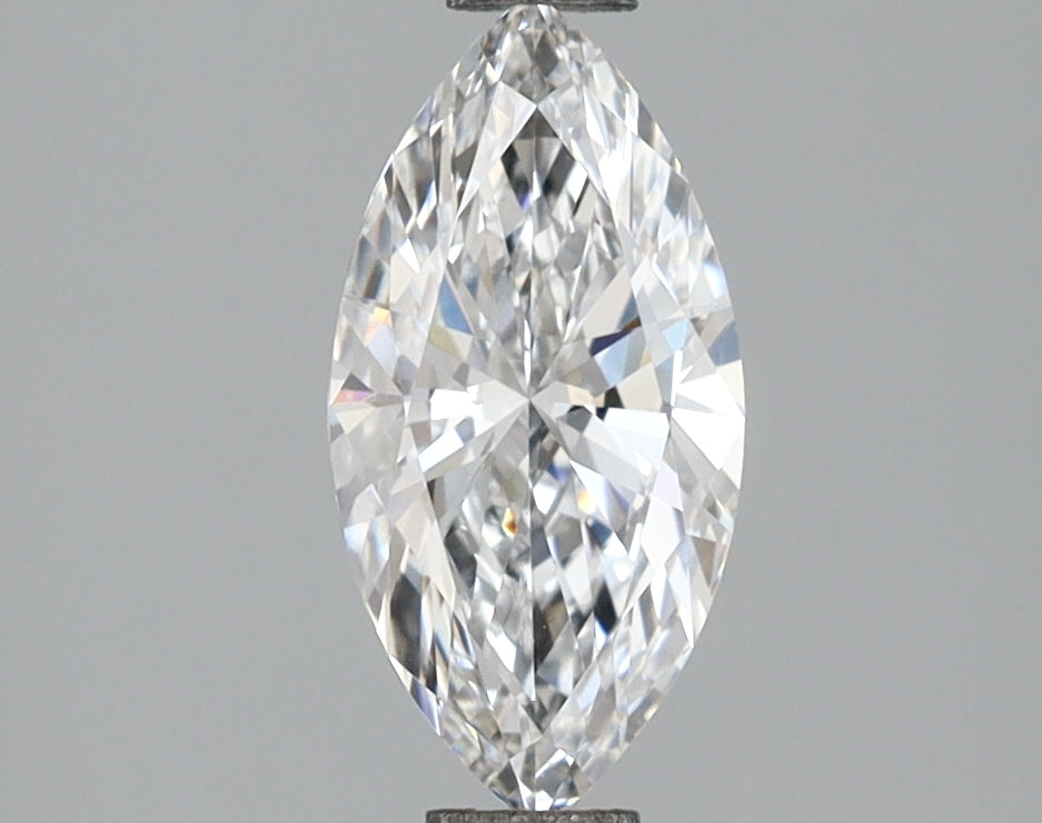1.01 Carat Marquise Shaped, Ideal Cut, D Color, VVS2 Clarity, IGI Certified Lab Grown Diamond
