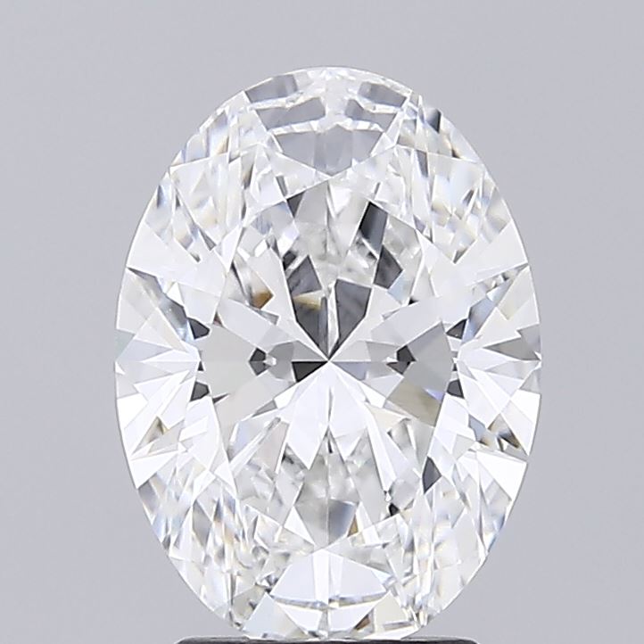 3.05 Carat Oval Shaped, Ideal Cut, E Color, VVS1 Clarity, IGI Certified Lab Grown Diamond