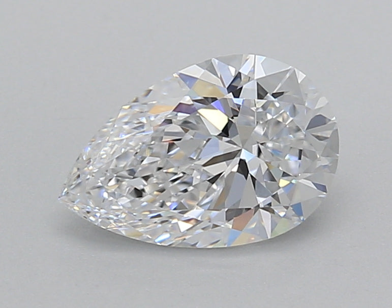 1.11 Carat Pear Shaped, Excellent Cut, D Color, VVS1 Clarity, IGI Certified Lab Grown Diamond