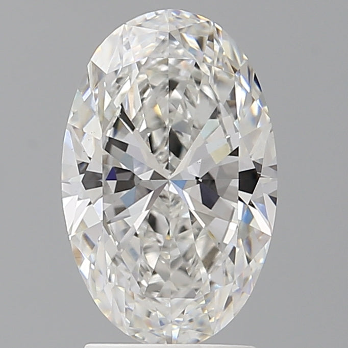 2.56 Carat Oval Shaped, Ideal Cut, F Color, VS1 Clarity, IGI Certified Lab Grown Diamond