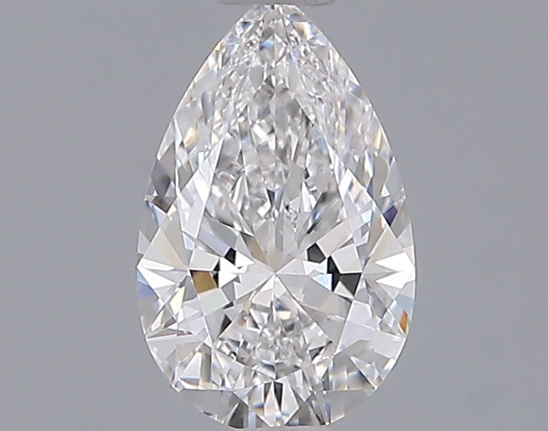 1.04 Carat Pear Shaped, Ideal Cut, D Color, VVS2 Clarity, IGI Certified Lab Grown Diamond