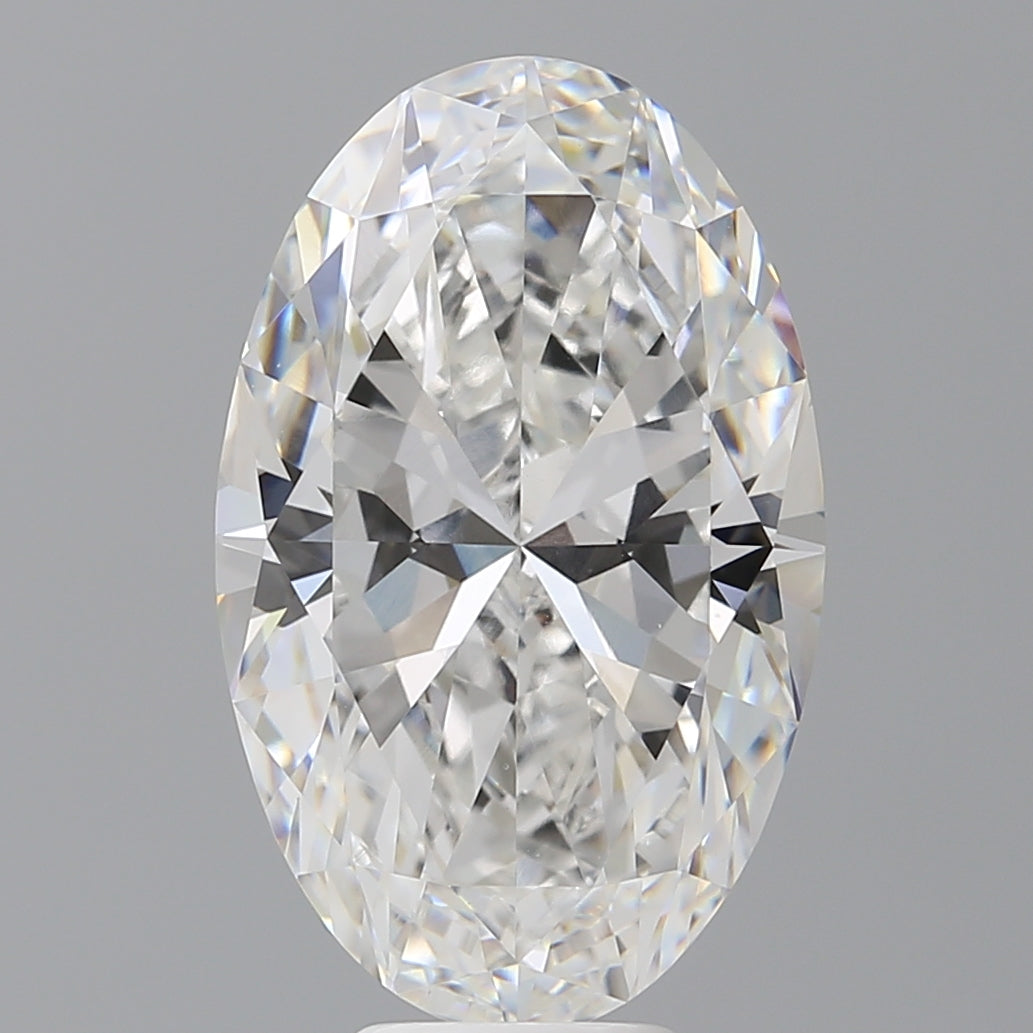 8.06 Carat Oval Shaped, Ideal Cut, E Color, VVS2 Clarity, IGI Certified Lab Grown Diamond