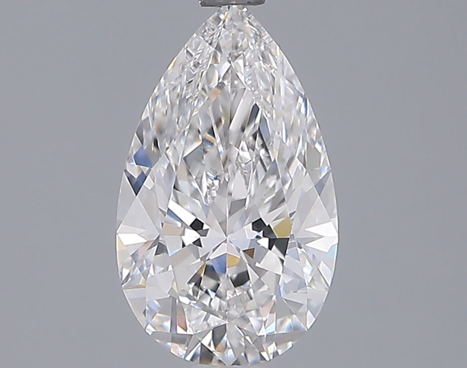 1.57 Carat Pear Shaped, Ideal Cut, E Color, VVS2 Clarity, IGI Certified Lab Grown Diamond