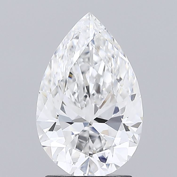 2.11 Carat Pear Shaped, Ideal Cut, E Color, VVS2 Clarity, IGI Certified Lab Grown Diamond