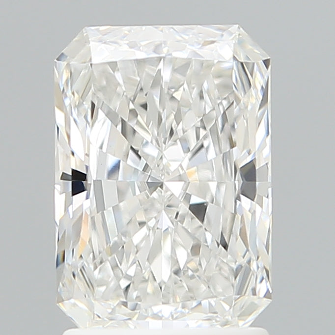 1.81 Carat Radiant Shaped, Excellent Cut, E Color, VVS1 Clarity, IGI Certified Lab Grown Diamond