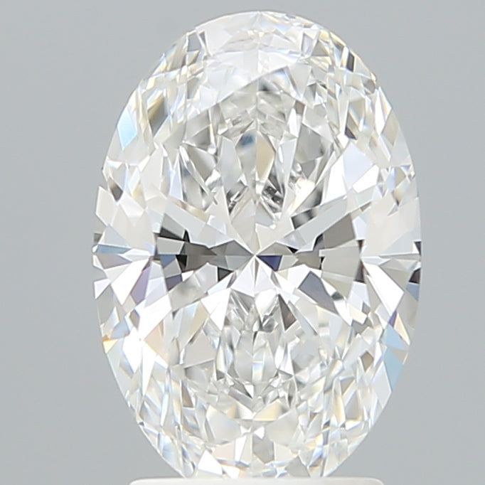 2.60 Carat Oval Shaped, Ideal Cut, D Color, VVS1 Clarity, IGI Certified Lab Grown Diamond