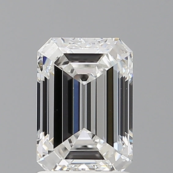 1.56 Carat Emerald Shaped, Ideal Cut, E Color, VS2 Clarity, IGI Certified Lab Grown Diamond
