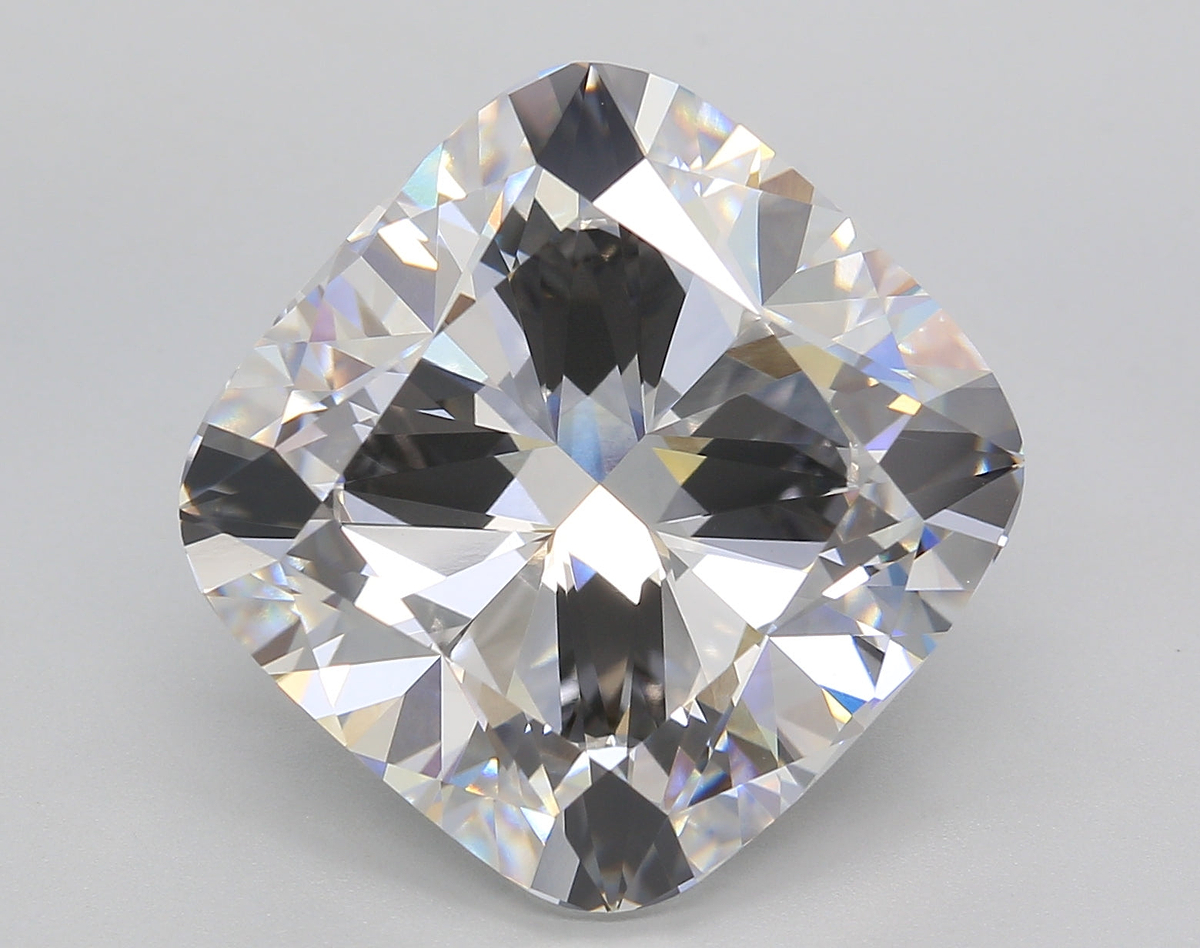 15.20 Carat Cushion Shaped, Ideal Cut, E Color, VVS2 Clarity, IGI Certified Lab Grown Diamond