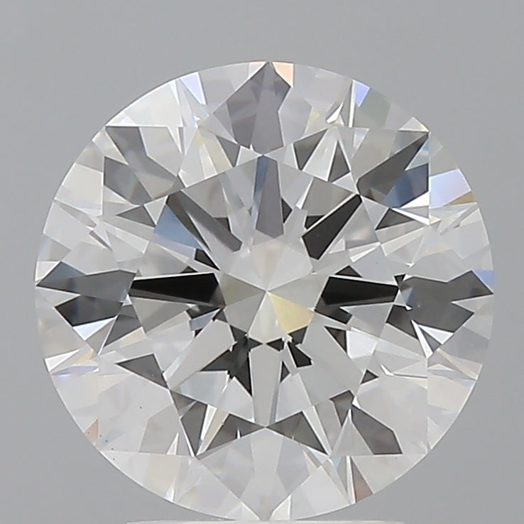 3.55 Carat Round Shaped, Ideal Cut, E Color, VVS2 Clarity, IGI Certified Lab Grown Diamond