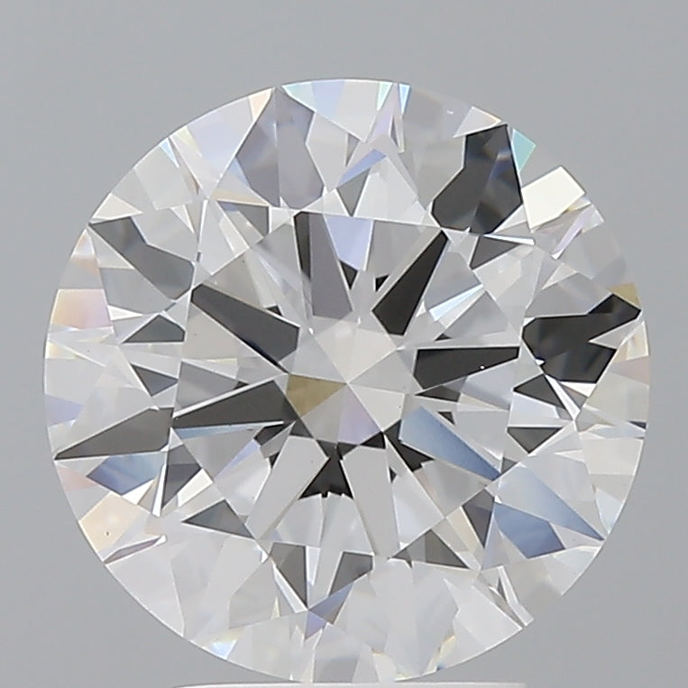 4.03 Carat Round Shaped, Excellent Cut, E Color, VVS2 Clarity, IGI Certified Lab Grown Diamond