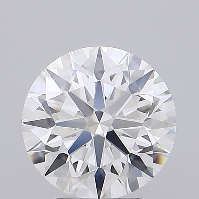 2.10 Carat Round Shaped, Ideal Cut, E Color, VVS1 Clarity, IGI Certified Lab Grown Diamond