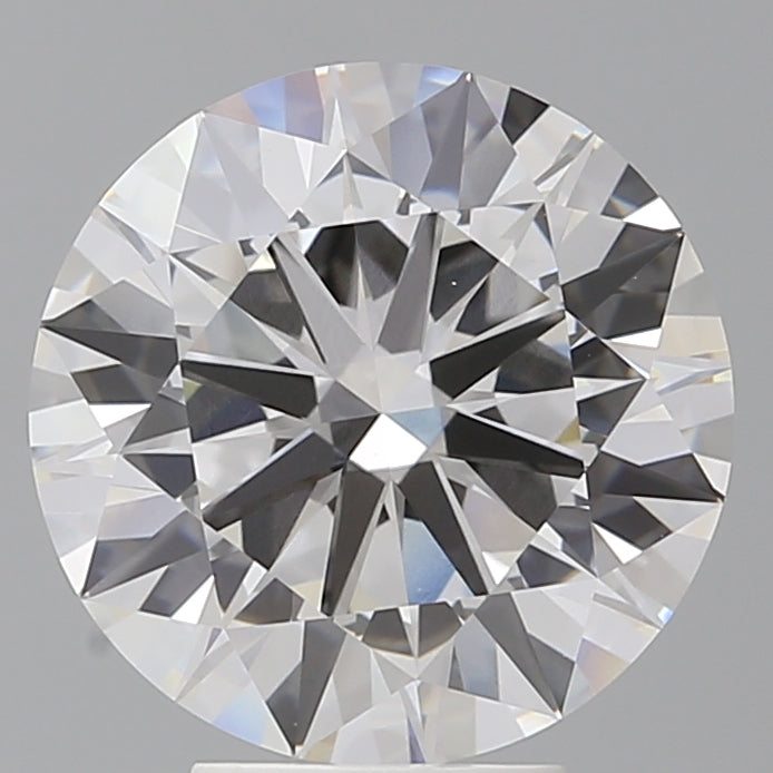 5.06 Carat Round Shaped, Ideal Cut, F Color, VVS2 Clarity, IGI Certified Lab Grown Diamond