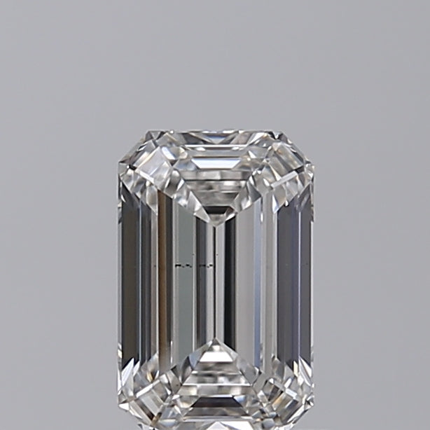 0.91 Carat Emerald Shaped, Ideal Cut, G Color, VS2 Clarity, IGI Certified Lab Grown Diamond