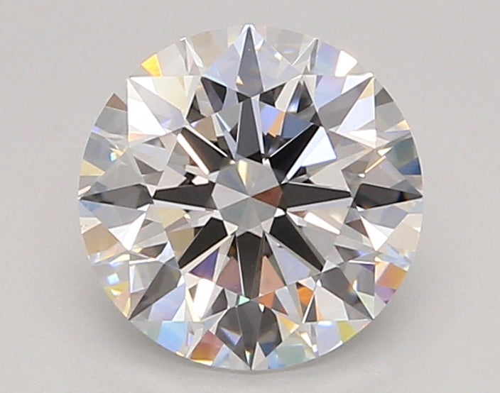 2.03 Carat Round Shaped, Ideal Cut, D Color, VVS2 Clarity, IGI Certified Lab Grown Diamond