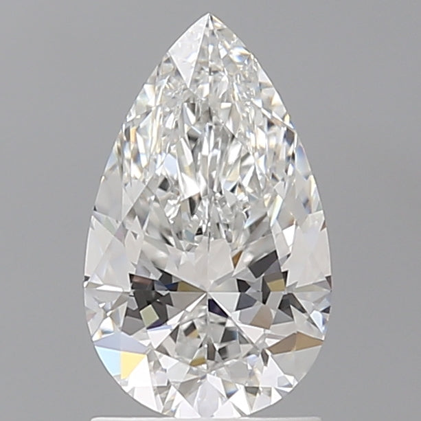 1.59 Carat Pear Shaped, Ideal Cut, E Color, VVS2 Clarity, IGI Certified Lab Grown Diamond